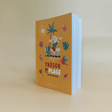 Carnet MS Vacances Trésor de Plage fermé avec Belito