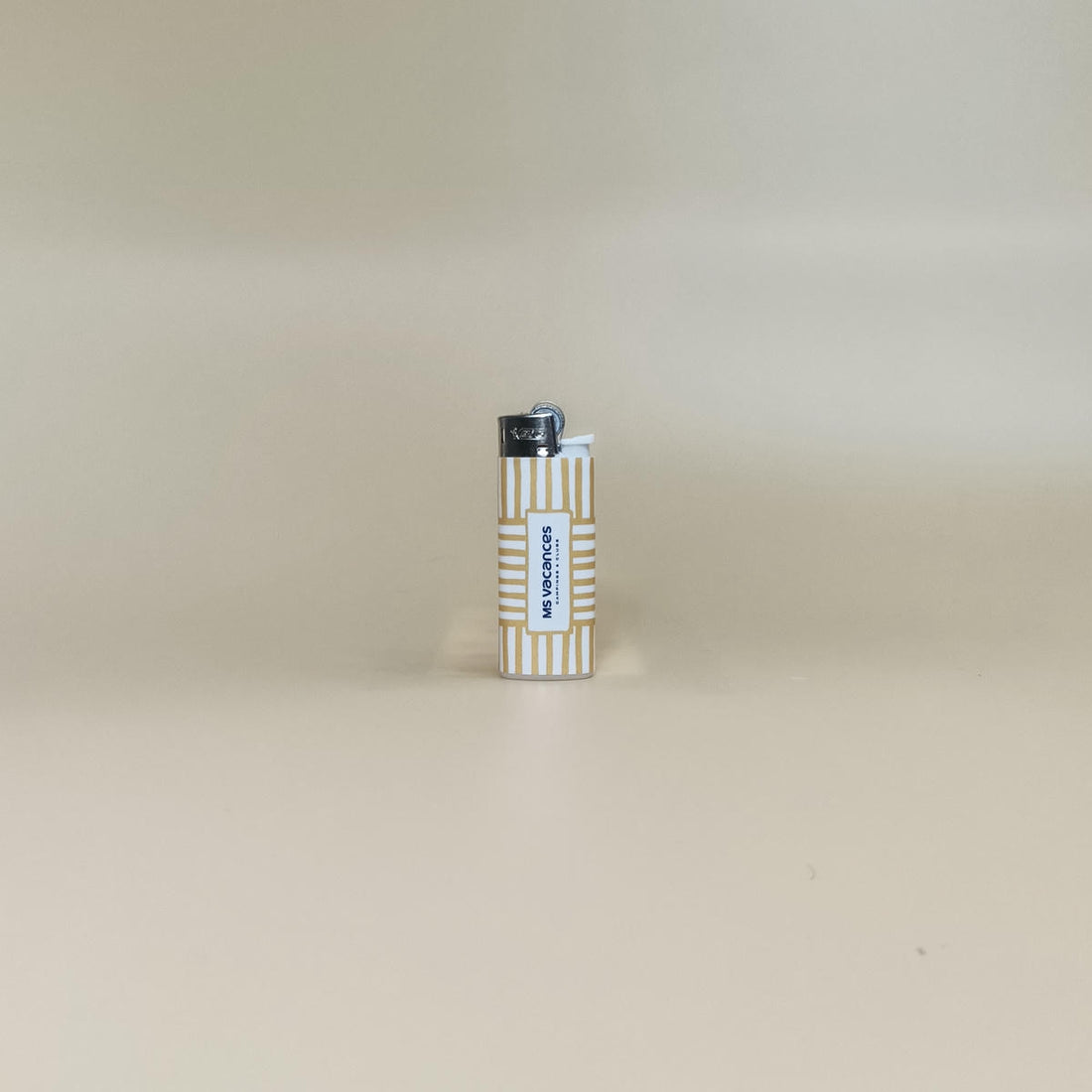 Briquet MS Vacances debout rayé beige