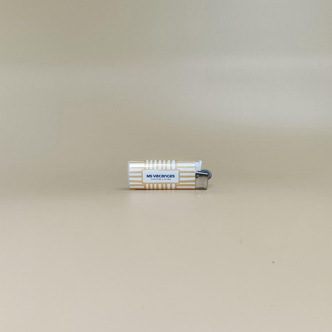 Briquet MS Vacances debout rayé beige