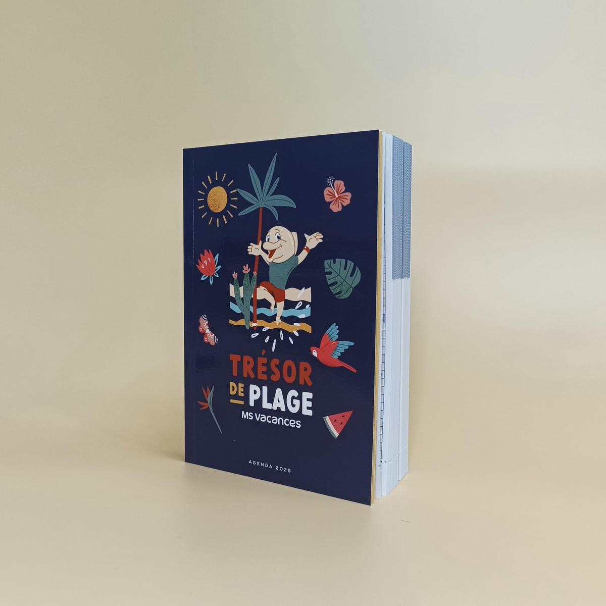 Couverture de l'agenda 2025 Trésor de Plage Belito