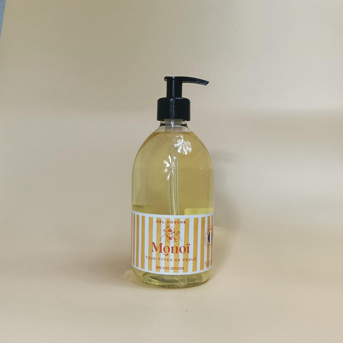Flacon de gel douche MS Vacances parfum monoï 500ml