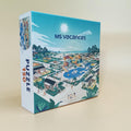 Boîte de puzzle 150 pièces MS Vacances avec illustration de camping