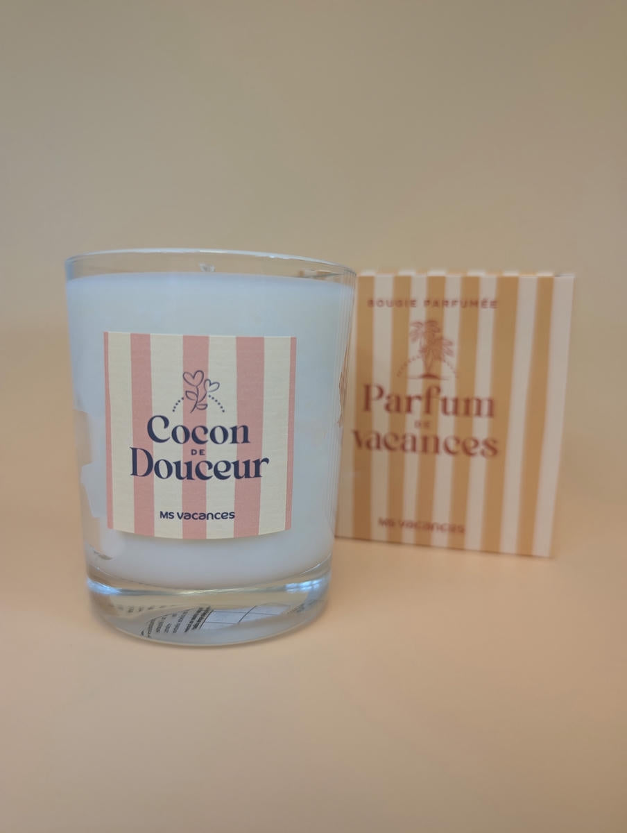 Bougie parfumée Cocon de Douceur en verre
