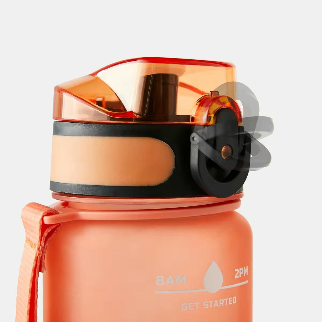 Vue complète de la gourde Campéole avec son design coloré et graduations